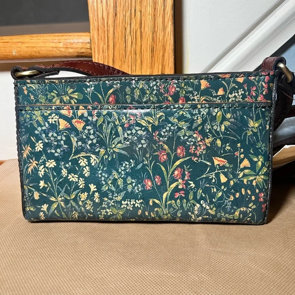 Patricia Nash Dovera Leather Phone Crossbody Bag